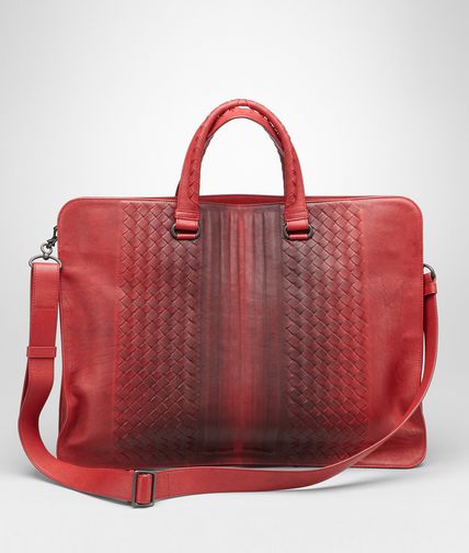 BOTTEGA VENETA - Fraise Intreccio Match Briefcase