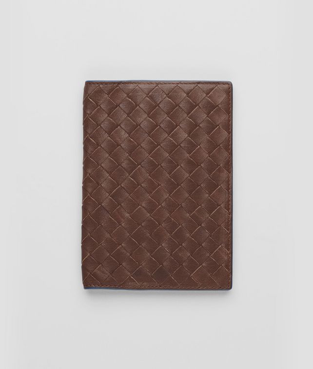 BOTTEGA VENETA Edoardo Électrique Intrecciato Washed Vintage Passport Case Other Leather Accessory E fp