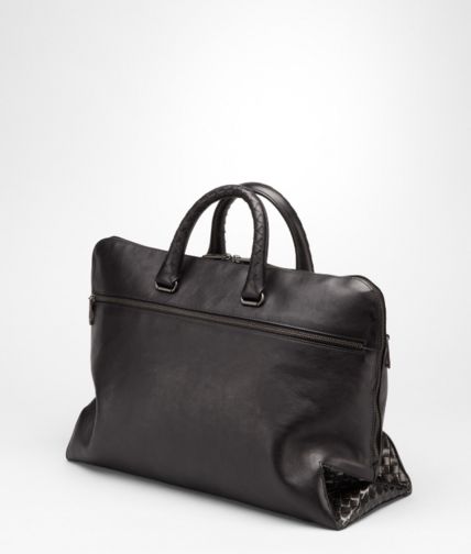 BOTTEGA VENETA - NERO CALANDRE TORINO BRIEFCASE