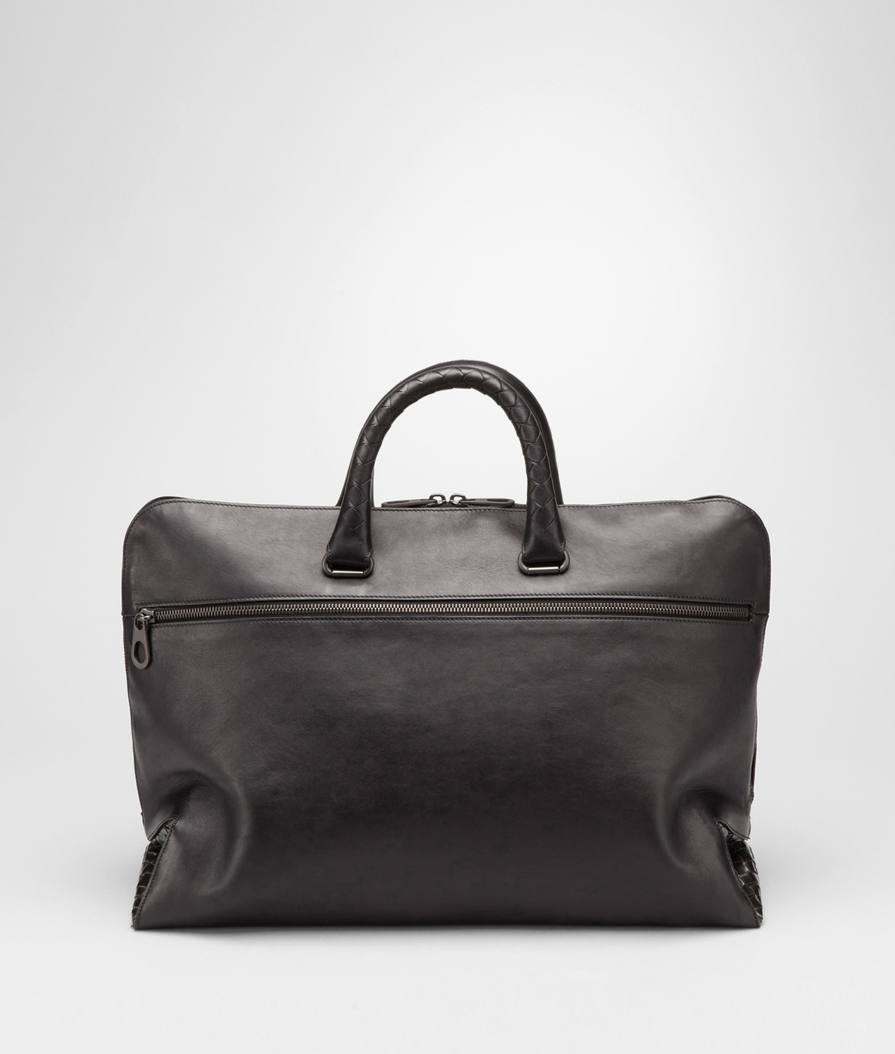 BOTTEGA VENETA - NERO CALANDRE TORINO BRIEFCASE