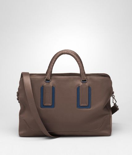 BOTTEGA VENETA - EDOARDO ELECTRIQUE DRAP CALF BRIEFCASE