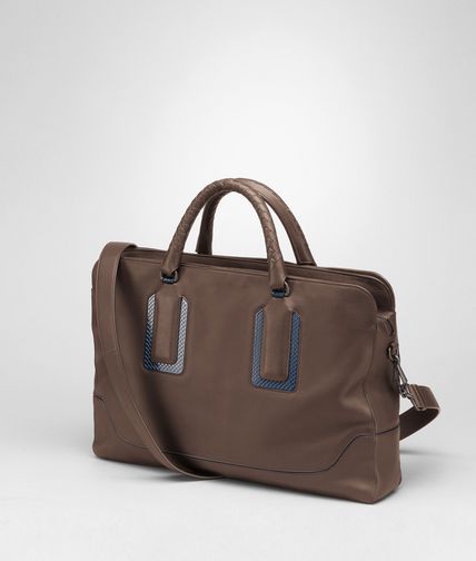 BOTTEGA VENETA - EDOARDO ELECTRIQUE DRAP CALF BRIEFCASE