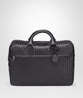 Bottega Veneta® Nero Intrecciato Vn Briefcase Bottega Veneta® Nero Intrecciato Vn Briefcase