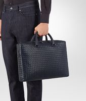 Bottega Veneta® Prusse Intrecciato Light Calf Briefcase Bottega Veneta® Prusse Intrecciato Light Calf Briefcase