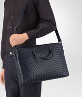 Bottega Veneta® Prusse Intrecciato Light Calf Briefcase Bottega Veneta® Prusse Intrecciato Light Calf Briefcase