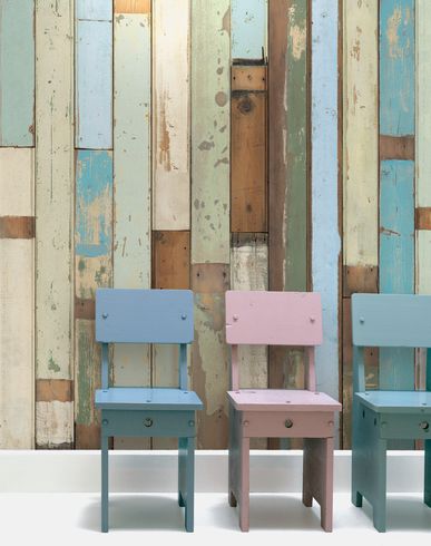 ZOOM SCRAPWOOD WALLPAPER - Decoration