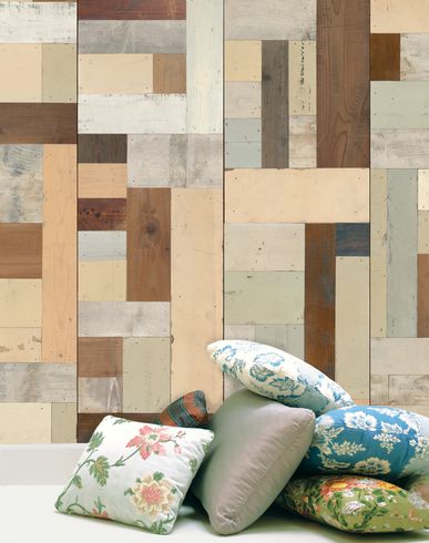 ZOOM SCRAPWOOD WALLPAPER - Decoration