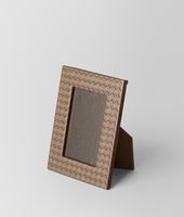 Bottega Veneta® Ash Intrecciato Nappa Small Photo Frame Bottega Veneta® Ash Intrecciato Nappa Small Photo Frame