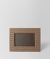 Bottega Veneta® Ash Intrecciato Nappa Small Photo Frame Bottega Veneta® Ash Intrecciato Nappa Small Photo Frame