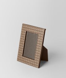 BOTTEGA VENETA - Living, Ash Intrecciato Nappa Small Photo Frame
