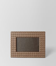 BOTTEGA VENETA - Living, Ash Intrecciato Nappa Small Photo Frame