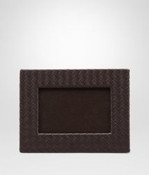 BOTTEGA VENETA - Living, Ebano Intrecciato Nappa Small Photo Frame