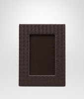 Bottega Veneta® Ebano Intrecciato Nappa Small Photo Frame Bottega Veneta® Ebano Intrecciato Nappa Small Photo Frame