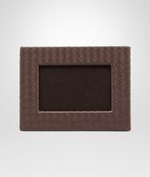Bottega Veneta® Ebano Intrecciato Nappa Small Photo Frame Bottega Veneta® Ebano Intrecciato Nappa Small Photo Frame