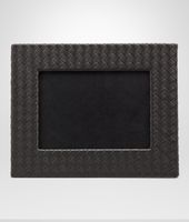 Bottega Veneta® Nero Intrecciato Nappa Medium Photo Frame Bottega Veneta® Nero Intrecciato Nappa Medium Photo Frame