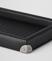 Bottega Veneta® Nero Intrecciato Nappa Tray Bottega Veneta® Nero Intrecciato Nappa Tray
