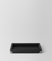 Bottega Veneta® Nero Intrecciato Nappa Tray Bottega Veneta® Nero Intrecciato Nappa Tray