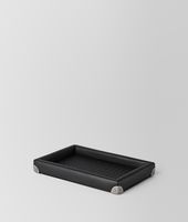 Bottega Veneta® Nero Intrecciato Nappa Tray Bottega Veneta® Nero Intrecciato Nappa Tray