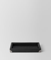 BOTTEGA VENETA - Living, Nero Intrecciato Nappa Tray
