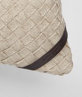 Bottega Veneta® Palladio Intrecciato Linen Rectangular Pillow Bottega Veneta® Palladio Intrecciato Linen Rectangular Pillow