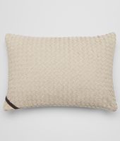 Bottega Veneta® Palladio Intrecciato Linen Rectangular Pillow Bottega Veneta® Palladio Intrecciato Linen Rectangular Pillow