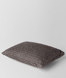 BOTTEGA VENETA - Living, Carbone Intrecciato Linen Rectangular Pillow