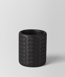 BOTTEGA VENETA - Living, Nero Intrecciato Nappa Pencil Holder