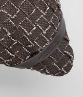 Bottega Veneta® Carbone Intrecciato Linen Square Pillow Bottega Veneta® Carbone Intrecciato Linen Square Pillow