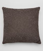 Bottega Veneta® Carbone Intrecciato Linen Square Pillow Bottega Veneta® Carbone Intrecciato Linen Square Pillow