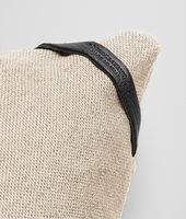 Bottega Veneta® Palladio Intrecciato Linen Square Pillow Bottega Veneta® Palladio Intrecciato Linen Square Pillow