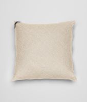 Bottega Veneta® Palladio Intrecciato Linen Square Pillow Bottega Veneta® Palladio Intrecciato Linen Square Pillow