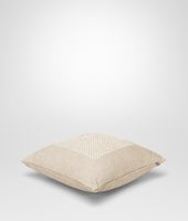 Bottega Veneta® Palladio Intrecciato Linen Square Pillow Bottega Veneta® Palladio Intrecciato Linen Square Pillow