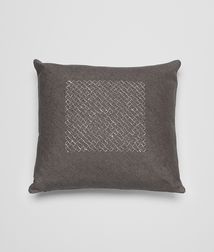 BOTTEGA VENETA - Living, Carbone Linen Pillow