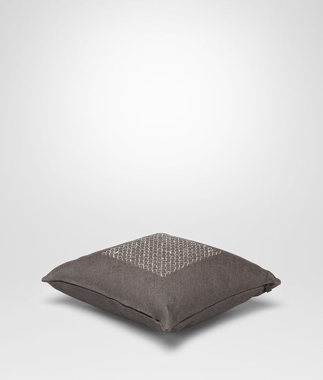 BOTTEGA VENETA Carbone Linen Pillow Pillow and blanket E fp
