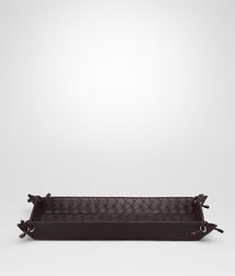 BOTTEGA VENETA - Living, Ebano Intrecciato Nappa Pen Tray