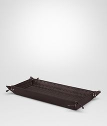 BOTTEGA VENETA - Living, Ebano Intrecciato Nappa Pen Tray