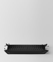BOTTEGA VENETA - Living, Nero Intrecciato Nappa Pen Tray