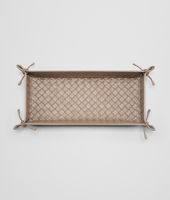 Bottega Veneta® Stiftablage aus Nappaleder Intrecciato Ash Bottega Veneta® Stiftablage aus Nappaleder Intrecciato Ash