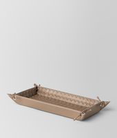 Bottega Veneta® Stiftablage aus Nappaleder Intrecciato Ash Bottega Veneta® Stiftablage aus Nappaleder Intrecciato Ash