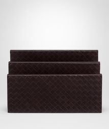 BOTTEGA VENETA - Living, Ebano Intrecciato Nappa Paper Holder