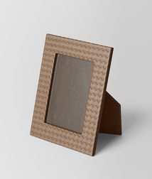 BOTTEGA VENETA - Living, Ash Intrecciato Nappa Medium Photo Frame