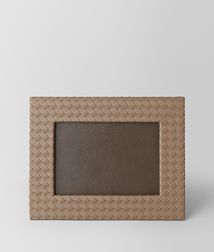 BOTTEGA VENETA - Living, Ash Intrecciato Nappa Medium Photo Frame