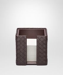 BOTTEGA VENETA - Living, Ebano Intrecciato Nappa Memo Paper Holder