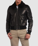 LES HOMMES - Leather outwear