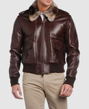 LES HOMMES - Leather outwear