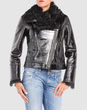 EMPORIO ARMANI - Leather outwear
