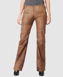 PLEIN SUD - Pantalone pelle