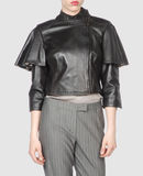 PAUL SMITH BLUE - Leather outerwear