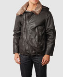 EMPORIO ARMANI - Leather outerwear