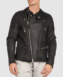 MAURO GRIFONI - Manteau cuir